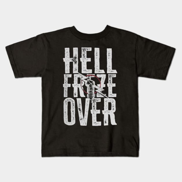 CM Punk Hell Froze Over Kids T-Shirt by Holman